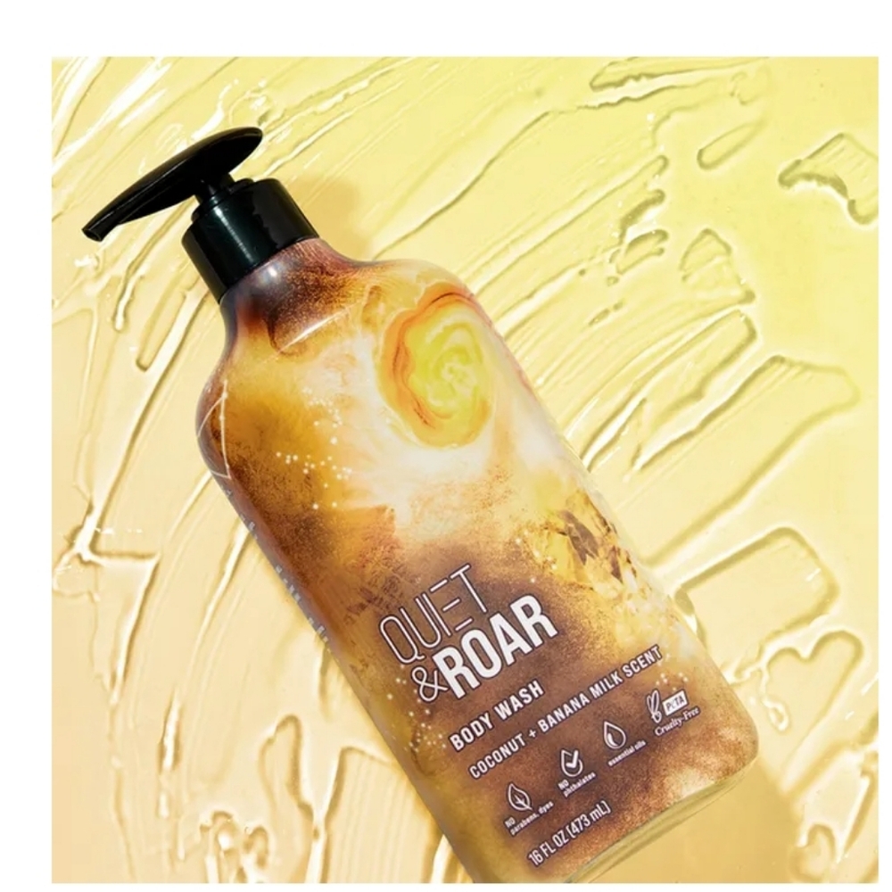 Quiet‎ & Roar Body Wash Scent of Coconut + Banana Milk 2 pack new